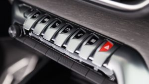 Peugeot 5008- instrument levers