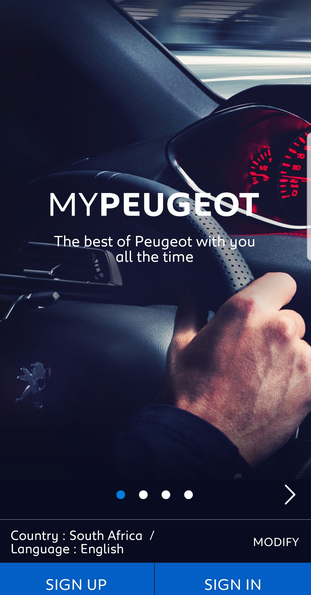 MY PEUGEOT APP CMH Peugeot